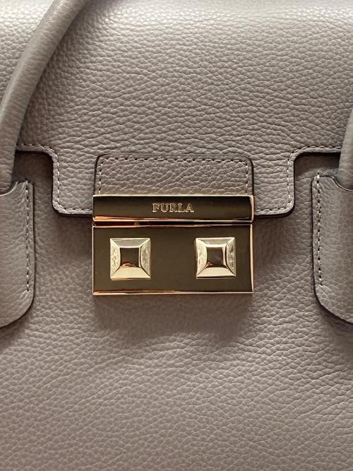 FURLA（フルラ）FURLA (フルラ) メトロポリス バンドバッグ グレーの古着・服飾アイテム
