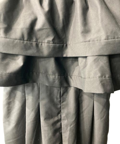 HER LIP TO（ハーリップトゥ）Her lip to (ハーリップトゥ) Double-Tiered Back-Ribbon Jumpsuit ジャンプスーツ ブラック サイズ:Mの古着・服飾アイテム