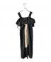 Her lip to (ハーリップトゥ) Double-Tiered Back-Ribbon Jumpsuit ジャンプスーツ ブラック サイズ:M：10000円