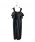 Her lip to（ハーリップトゥ）の古着「Double-Tiered Back-Ribbon Jumpsuit」｜ブラック