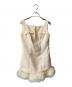 Her lip to（ハーリップトゥ）の古着「Roxanne Layered Tulle Mini Dress ミニワンピース」｜ベージュ