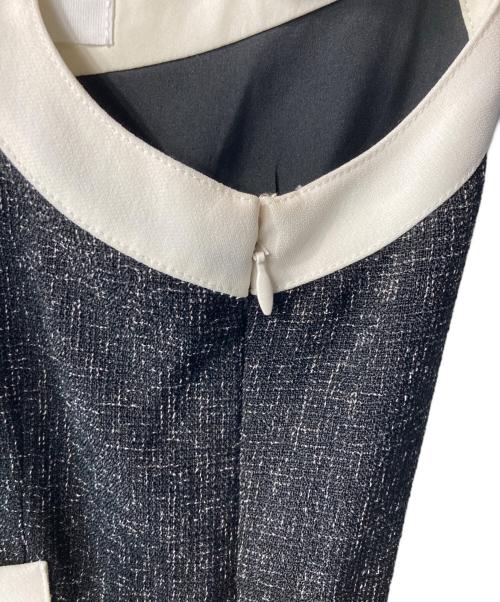 HER LIP TO（ハーリップトゥ）Her lip to (ハーリップトゥ) Verona Tweed Long Dress ワンピース ブラック サイズ:Mの古着・服飾アイテム