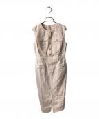 HER LIP TOハーリップトゥ）の古着「Padua Denim Dress ワンピース」｜ピンク