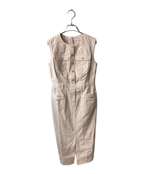 HER LIP TO（ハーリップトゥ）Her lip to (ハーリップトゥ) Padua Denim Dress ワンピース ピンク サイズ:Mの古着・服飾アイテム