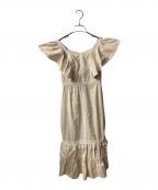 HER LIP TOハーリップトゥ）の古着「Kiki Butterfly Sleeve Dress ワンピース」｜アイボリー