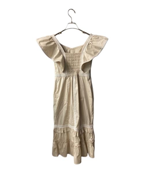 HER LIP TO（ハーリップトゥ）Her lip to (ハーリップトゥ) Kiki Butterfly Sleeve Dress ワンピース アイボリー サイズ:Sの古着・服飾アイテム