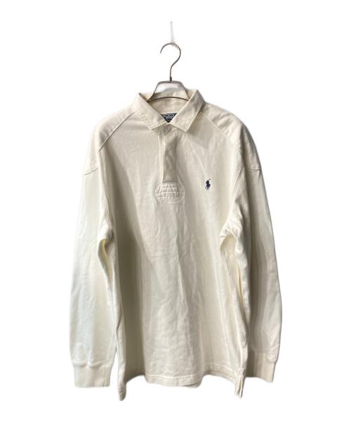 POLO RALPH LAUREN（ポロ・ラルフローレン）POLO RALPH LAUREN (ポロ・ラルフローレン) ラガーシャツ ホワイト サイズ:Lの古着・服飾アイテム