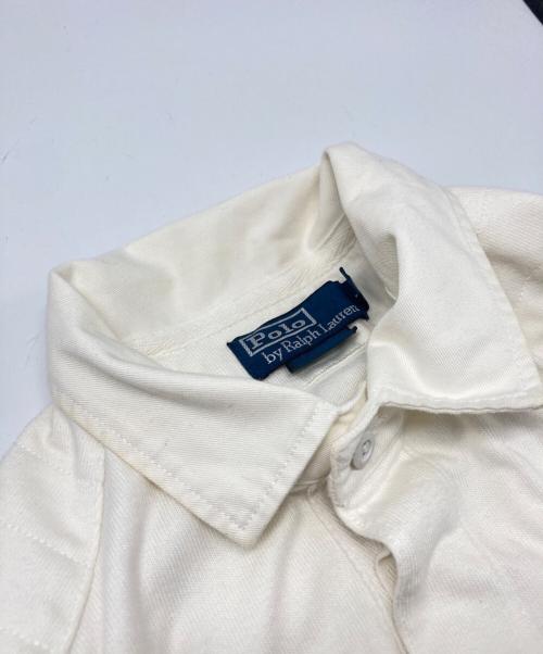 POLO RALPH LAUREN（ポロ・ラルフローレン）POLO RALPH LAUREN (ポロ・ラルフローレン) ラガーシャツ ホワイト サイズ:Lの古着・服飾アイテム