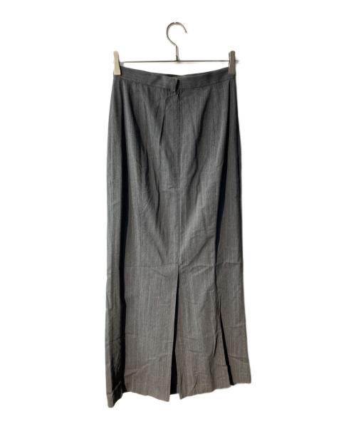 YOHJI YAMAMOTO（ヨウジヤマモト）YOHJI YAMAMOTO (ヨウジヤマモト) ピンストライプセットアップ グレー サイズ:ジャケットSIZE S/スカートSIZE Mの古着・服飾アイテム