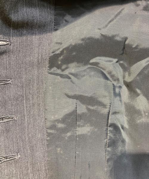 YOHJI YAMAMOTO（ヨウジヤマモト）YOHJI YAMAMOTO (ヨウジヤマモト) ピンストライプセットアップ グレー サイズ:ジャケットSIZE S/スカートSIZE Mの古着・服飾アイテム