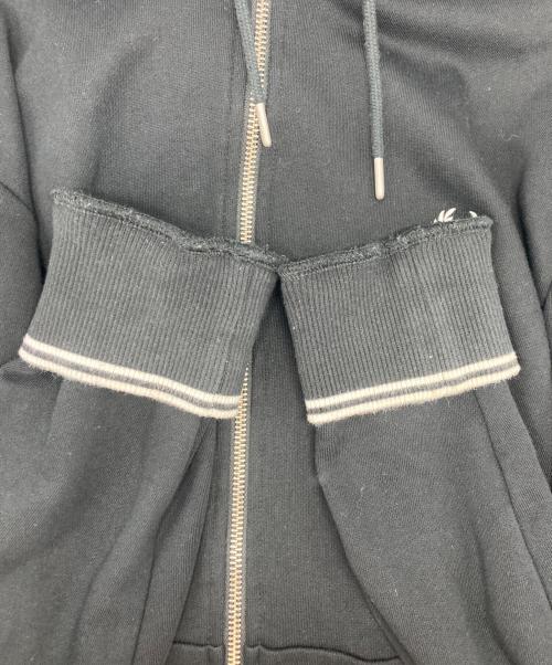 FRED PERRY（フレッドペリー）FRED PERRY (フレッドペリー) Hooded Zip Through Sweatshirt ブラック サイズ:Mの古着・服飾アイテム
