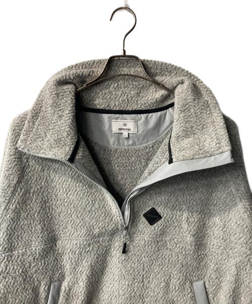 BRIEFING GOLF（ブリーフィング ゴルフ）BRIEFING GOLF (ブリーフィング ゴルフ) WOMEN'S WOOL BOA ボアプルオーバー グレー サイズ:Lの古着・服飾アイテム