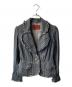 Vivienne Westwood RED LABEL（ヴィヴィアンウエストウッドレッドレーベル）の古着「マルチストライプ デニムラブジャケット」｜インディゴ