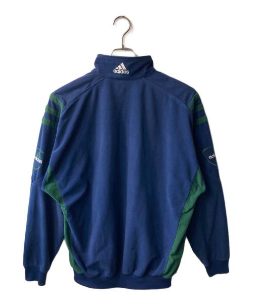 adidas（アディダス）adidas (アディダス) 90s ベロアトラックジャケット ブルー サイズ:Mの古着・服飾アイテム