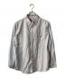 THE NORTHFACE PURPLELABEL（ザ・ノースフェイス パープルレーベル）の古着「Cotton Polyester Stripe OX B.D. Big Shirt　コットンポリエステルストライプox b.d ビッグシャツ」｜ホワイト×ブルー