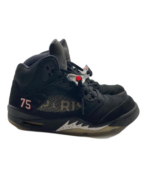 NIKE（ナイキ）NIKE (ナイキ) Air Jordan5 paris saint-germain ハイカットスニーカー ブラック サイズ:27.5cmの古着・服飾アイテム