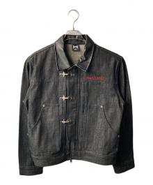 Noremid（ノーリミッド）の古着「RIGID FIREMAN DENIM JACKET-BLACK　リジッド ファイヤーマン デニム ジャケット ブラック」｜ブラック