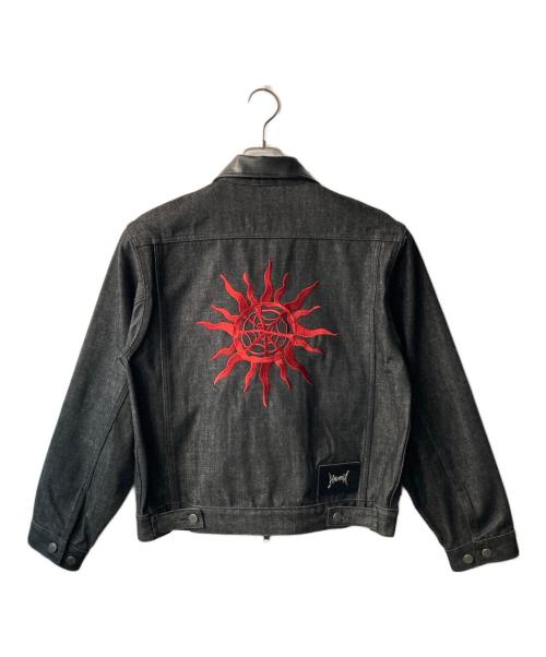Noremid（ノーリミッド）Noremid (ノーリミッド) RIGID FIREMAN DENIM JACKET-BLACK　リジッド ファイヤーマン デニム ジャケット ブラック ブラック サイズ:Mの古着・服飾アイテム