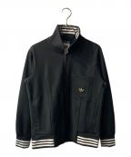 adidas×BEAUTY&YOUTHアディダス×ビューティーアンドユース）の古着「RETRO COLLAR TJ トラックジャケット　レトロカラー」｜ブラック