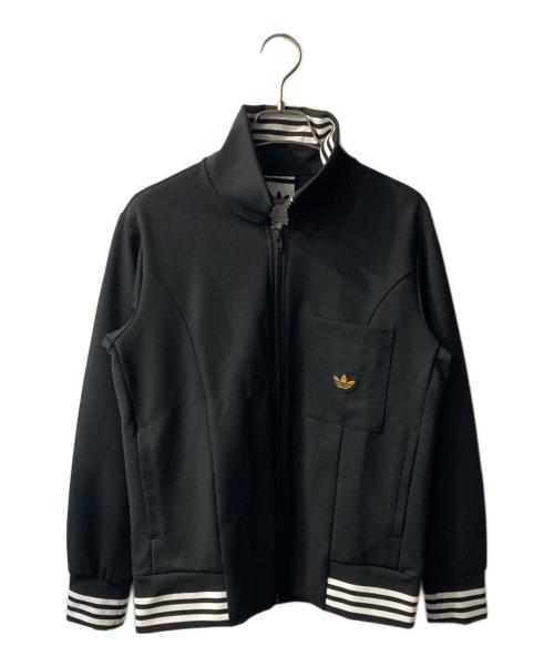 adidas（アディダス）adidas (アディダス) BEAUTY&YOUTH (ビューティーアンドユース) RETRO COLLAR TJ トラックジャケット　レトロカラー ブラック サイズ:2xsの古着・服飾アイテム