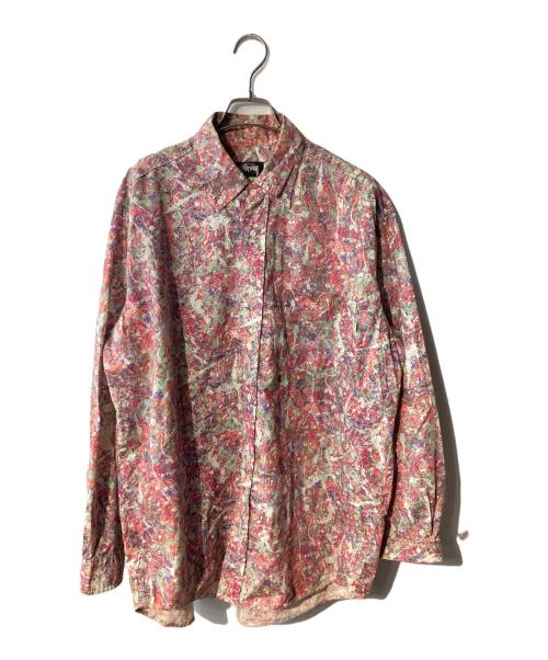 stussy（ステューシー）stussy (ステューシー) スプレー柄 BDシャツ マルチカラー サイズ:Lの古着・服飾アイテム