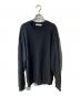 Cornier（コルニエ）の古着「SILK/COTTON LOOPBACK FLEECE SWEAT SHIRTS」｜ブラック