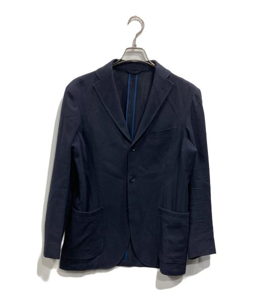 RING JACKET（リングジャケット）RING JACKET (リングジャケット) Balloon ウールテーラードジャケット ネイビー サイズ:52の古着・服飾アイテム