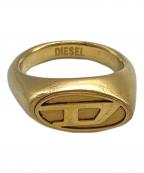 DIESELディーゼル）の古着「Ｄロゴリング」｜ゴールドカラー