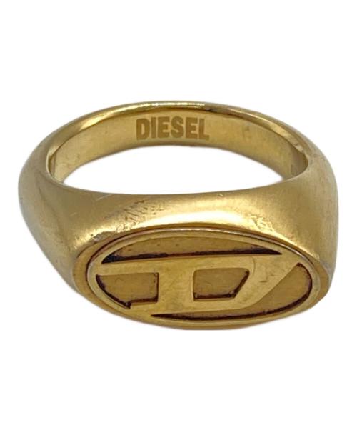 DIESEL（ディーゼル）DIESEL (ディーゼル) Ｄロゴリング ゴールドカラー サイズ:16号の古着・服飾アイテム