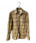 stussy（ステューシー）の古着「フランネルチェックシャツ」｜イエロー×グレー