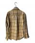 stussy (ステューシー) フランネルチェックシャツ イエロー×グレー サイズ:S：5000円