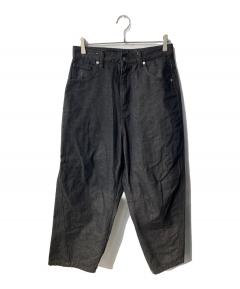 中古・古着通販】Noremid (ノーリミッド) ワイドデニムパンツ ブラック