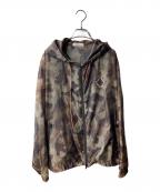 NOS COULEURSノ クールール）の古着「NYLON SHELL JACKET CAMO」｜ブラウン