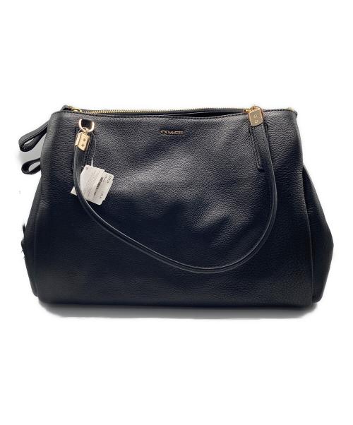 COACH（コーチ）COACH (コーチ) レザートートバッグ ブラック 未使用品の古着・服飾アイテム