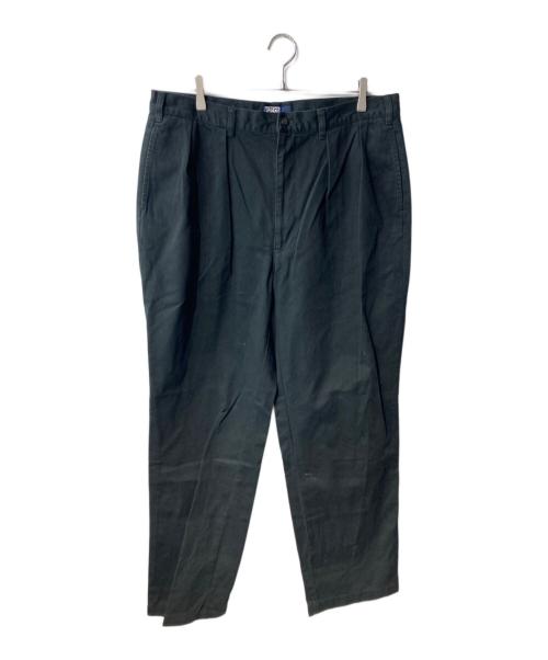 POLO RALPH LAUREN（ポロ・ラルフローレン）POLO RALPH LAUREN (ポロ・ラルフローレン) ANDREW 2タックチノパン ブラック サイズ:38の古着・服飾アイテム