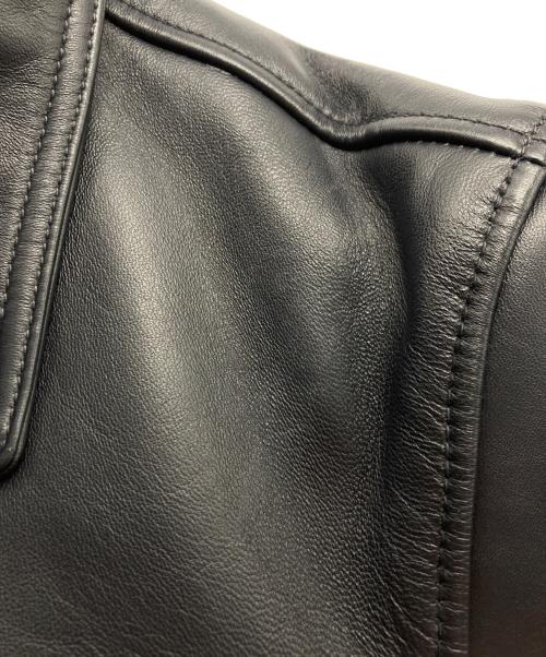 AVIREX（アヴィレックス）AVIREX (アヴィレックス) VALLAD VARSITY LEATHER JACKET レザージャケット ネイビー サイズ:Mの古着・服飾アイテム