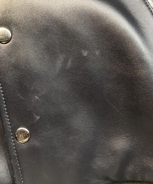 AVIREX（アヴィレックス）AVIREX (アヴィレックス) VALLAD VARSITY LEATHER JACKET レザージャケット ネイビー サイズ:Mの古着・服飾アイテム
