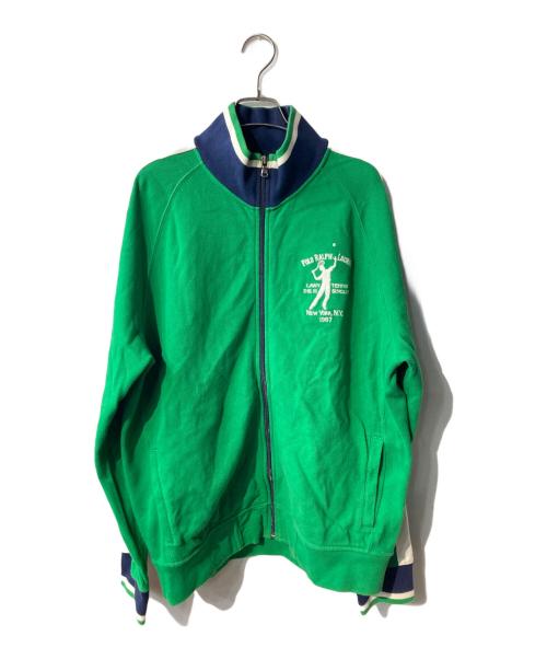 POLO RALPH LAUREN（ポロ・ラルフローレン）POLO RALPH LAUREN (ポロ・ラルフローレン) FOREST HILLSトラックジャケット グリーン サイズ:XLの古着・服飾アイテム