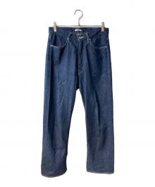 AURALEE（オーラリー）の古着「SELVEDGE LIGHT DENIM PANTS デニムパンツ」｜インディゴ