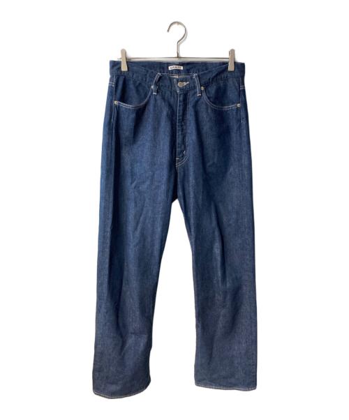 AURALEE（オーラリー）AURALEE (オーラリー) SELVEDGE LIGHT DENIM PANTS デニムパンツ インディゴ サイズ:3の古着・服飾アイテム