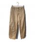 AURALEE（オーラリー）の古着「WASHED FINX CHINO PANTS」｜ベージュ