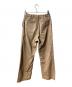 AURALEE (オーラリー) WASHED FINX CHINO PANTS ベージュ サイズ:4：11000円