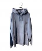 Carhartt WIPカーハート ワーク イン プログレス）の古着「HOODED NELSON SWEATSHIRT  パーカー」｜ブルー