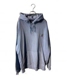 Carhartt WIP（カーハート ワーク イン プログレス）の古着「HOODED NELSON SWEATSHIRT  パーカー」｜ブルー