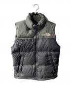 THE NORTH FACEザ ノース フェイス）の古着「Nuptse Vest ダウンベスト」｜グレー×ブラック