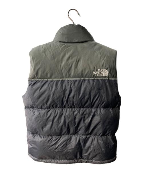 THE NORTH FACE（ザ ノース フェイス）THE NORTH FACE (ザ ノース フェイス) Nuptse Vest ダウンベスト グレー×ブラック サイズ:Sの古着・服飾アイテム