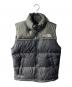 THE NORTH FACE（ザ ノース フェイス）の古着「Nuptse Vest ダウンベスト」｜グレー×ブラック