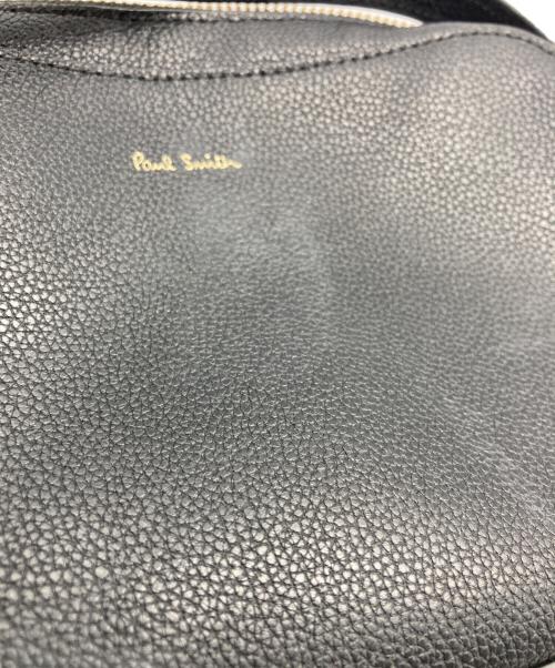 PAUL SMITH（ポールスミス）Paul Smith (ポールスミス) マルチストライプショルダーバッグ ブラックの古着・服飾アイテム