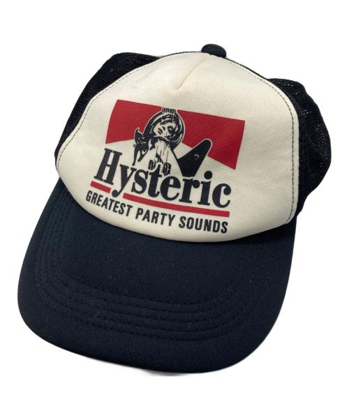 Hysteric Glamour（ヒステリックグラマー）Hysteric Glamour (ヒステリックグラマー) GUITAR GIRL メッシュキャップ ブラックの古着・服飾アイテム
