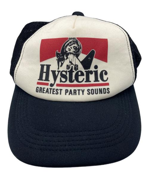 Hysteric Glamour（ヒステリックグラマー）Hysteric Glamour (ヒステリックグラマー) GUITAR GIRL メッシュキャップ ブラックの古着・服飾アイテム